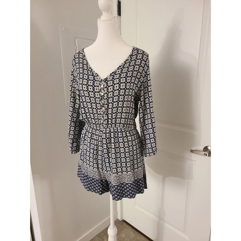 Dina Be Patterened Short Romper